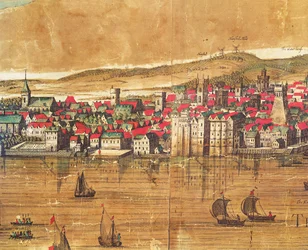 Ansicht von Baynards Castle